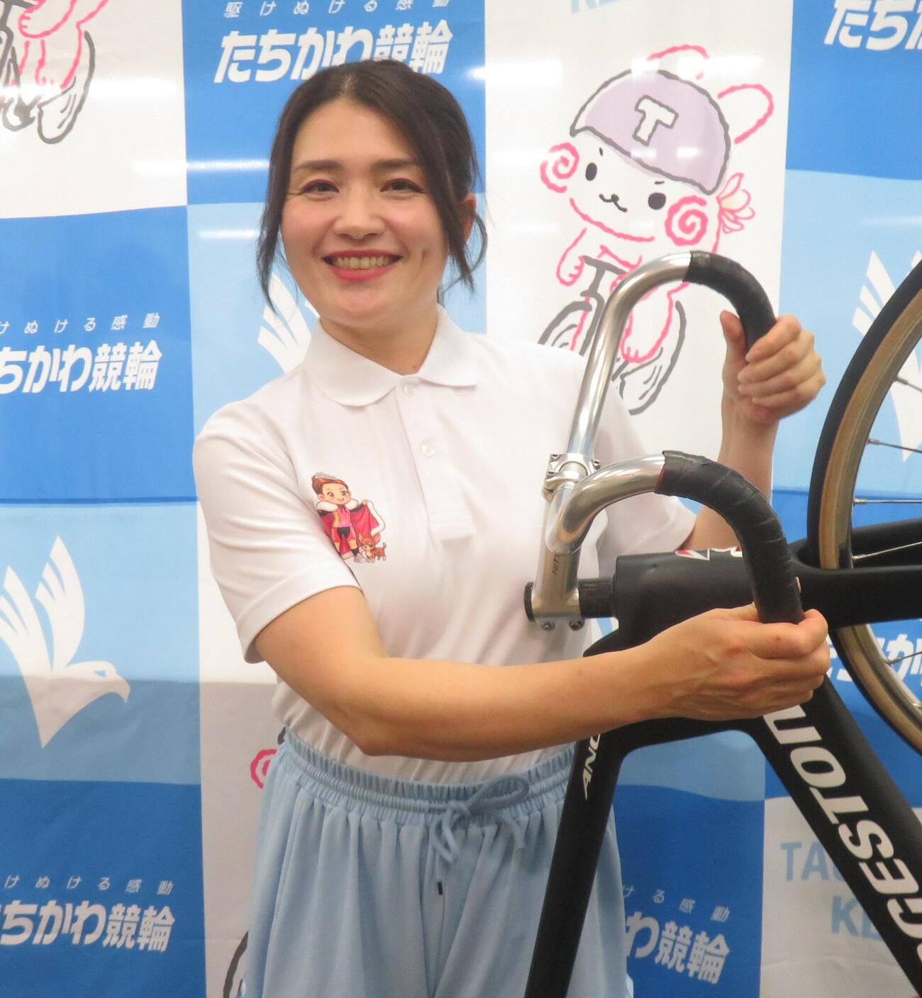 セッティングを変えて上昇気配の豊岡英子