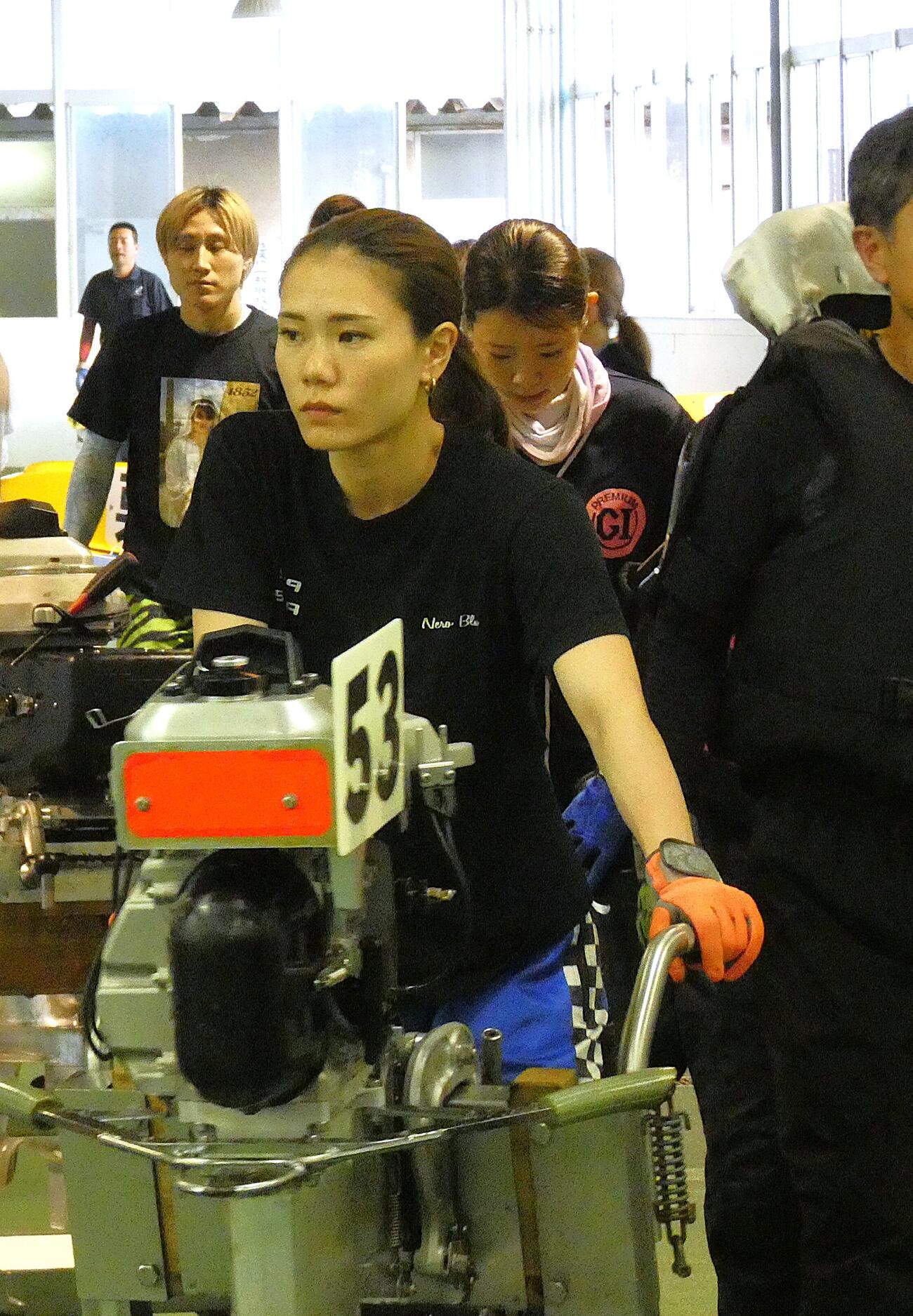 藤原早菜は2日目2R6コースから3着と健闘ぶりを見せた
