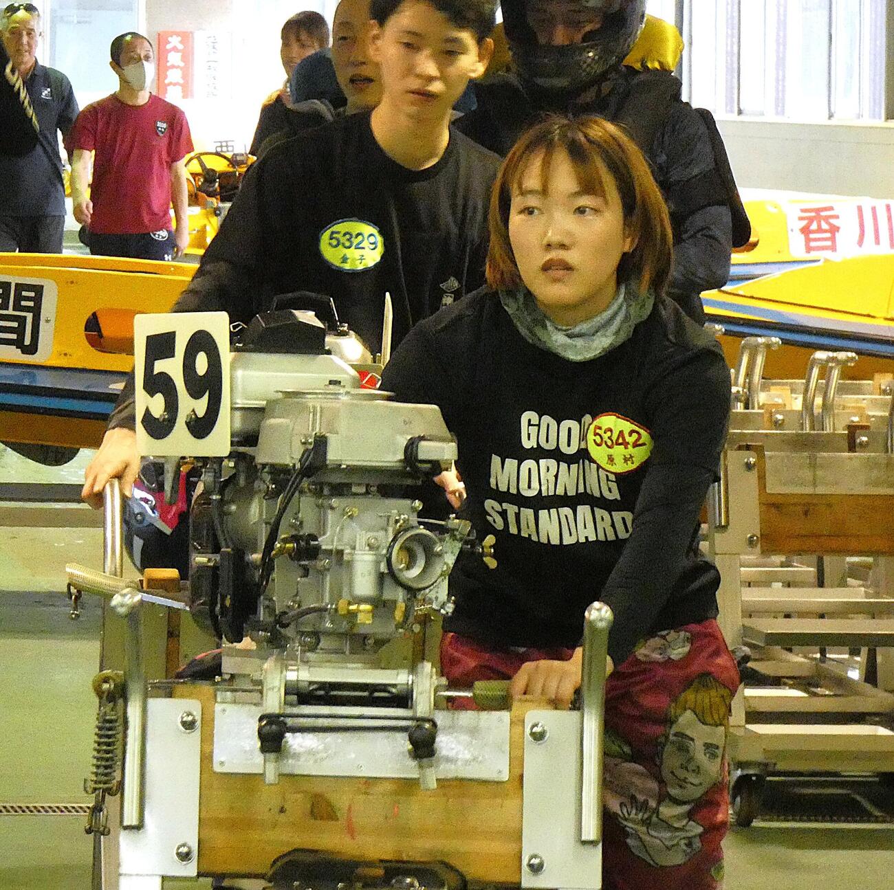 原村百那は3日目の前半4Rでデビュー初イン逃げを決めた