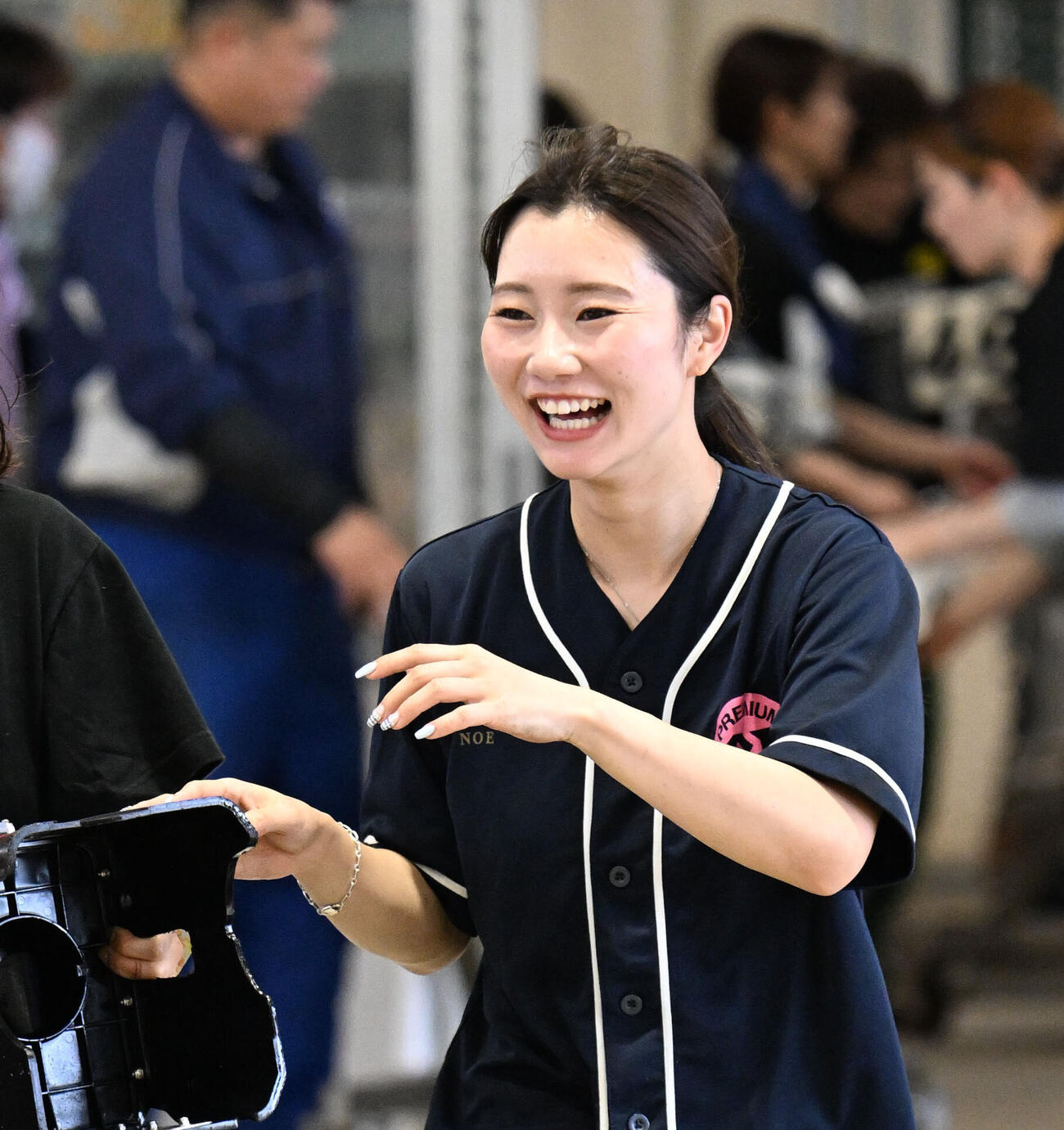 パワーアップを図る武井莉里佳（撮影・和賀正仁）