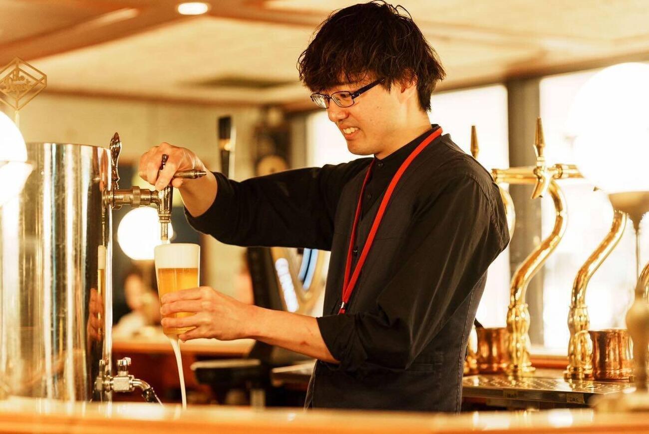 ビアマイスターによる極上のビールが味わえる