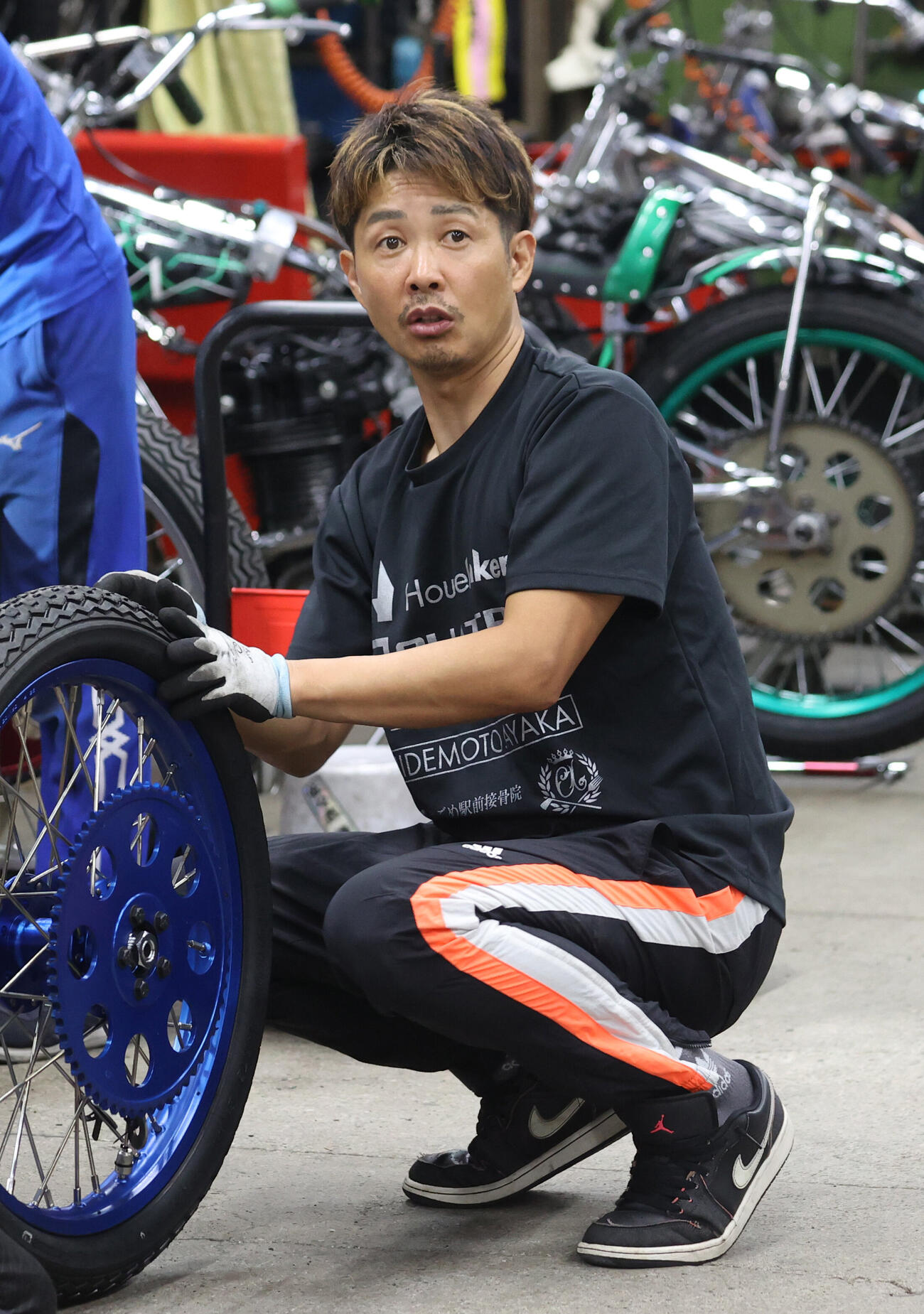 予選8Rで4着の金子大輔（撮影・柴田隆二）