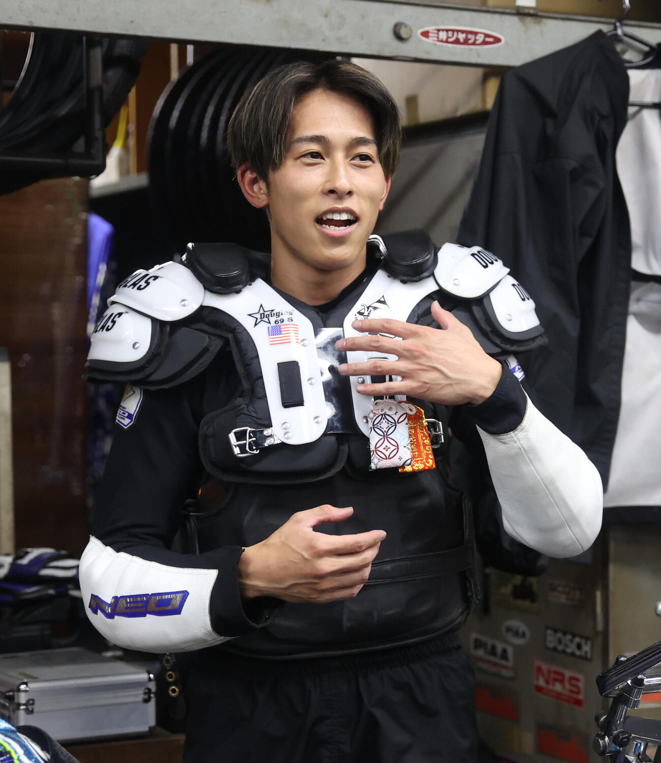 予選10Rでダッシュを決めて1着を手にした森下輝（撮影・柴田隆二）
