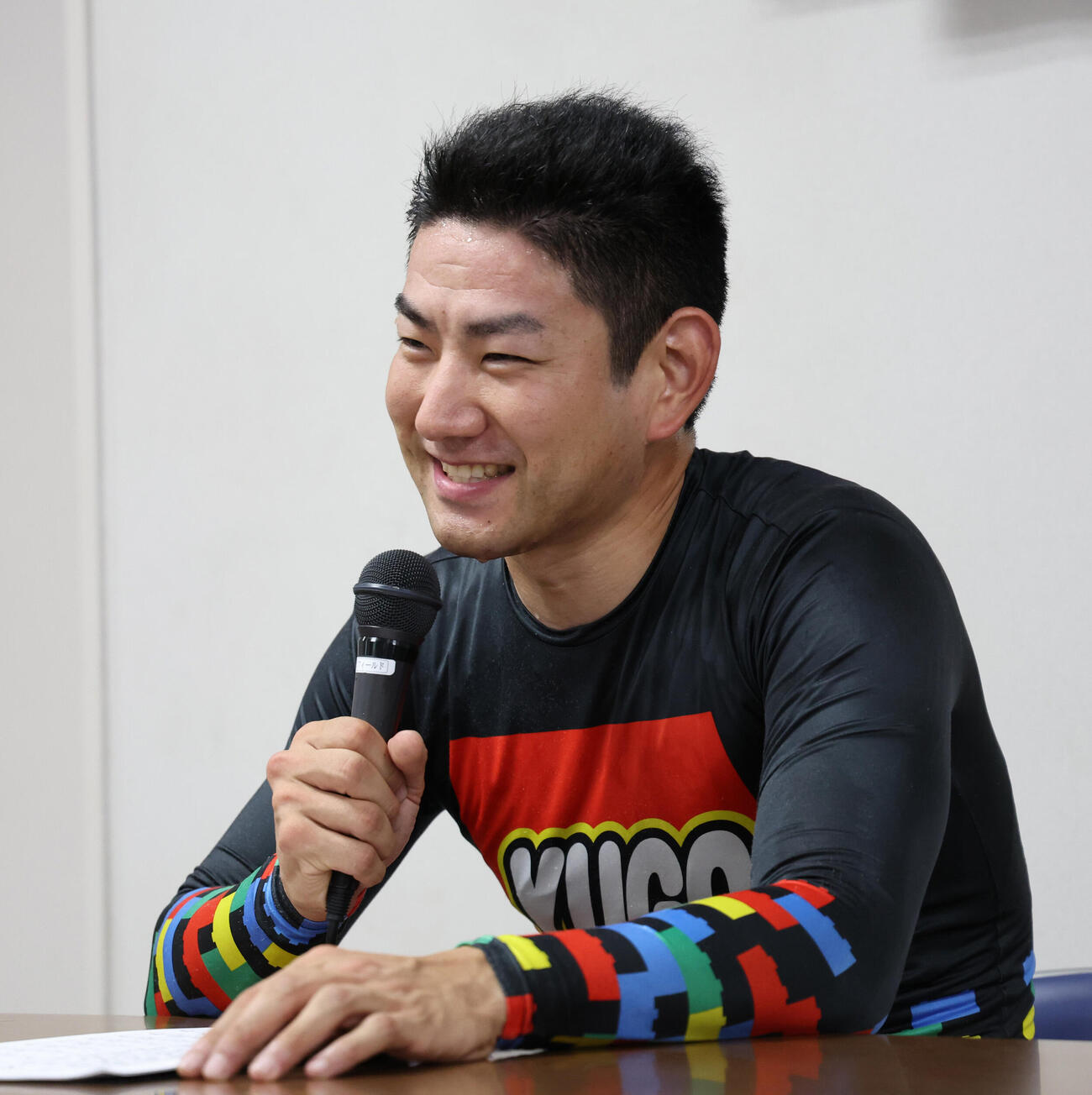 7R2着の杉浦侑吾（撮影・西尾就之）