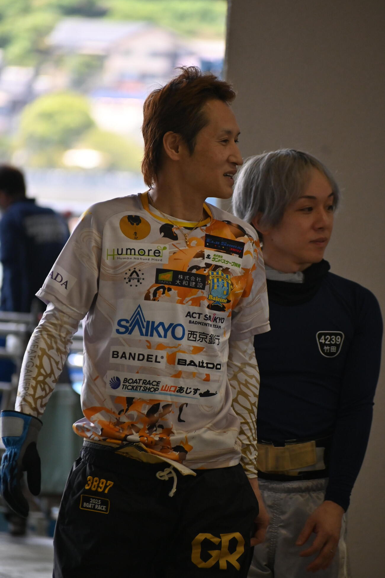 初日連勝を飾った白井英治