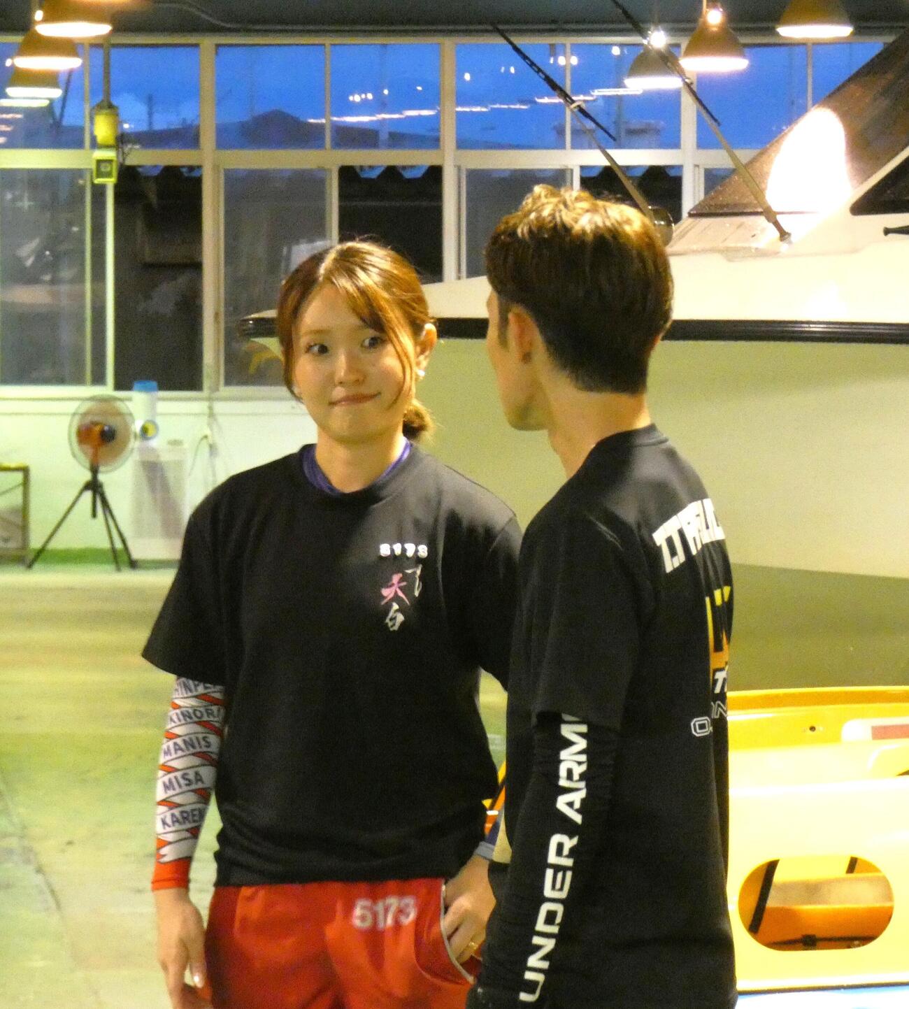 谷口佳蓮の初日の出番は5R3枠の1走だ