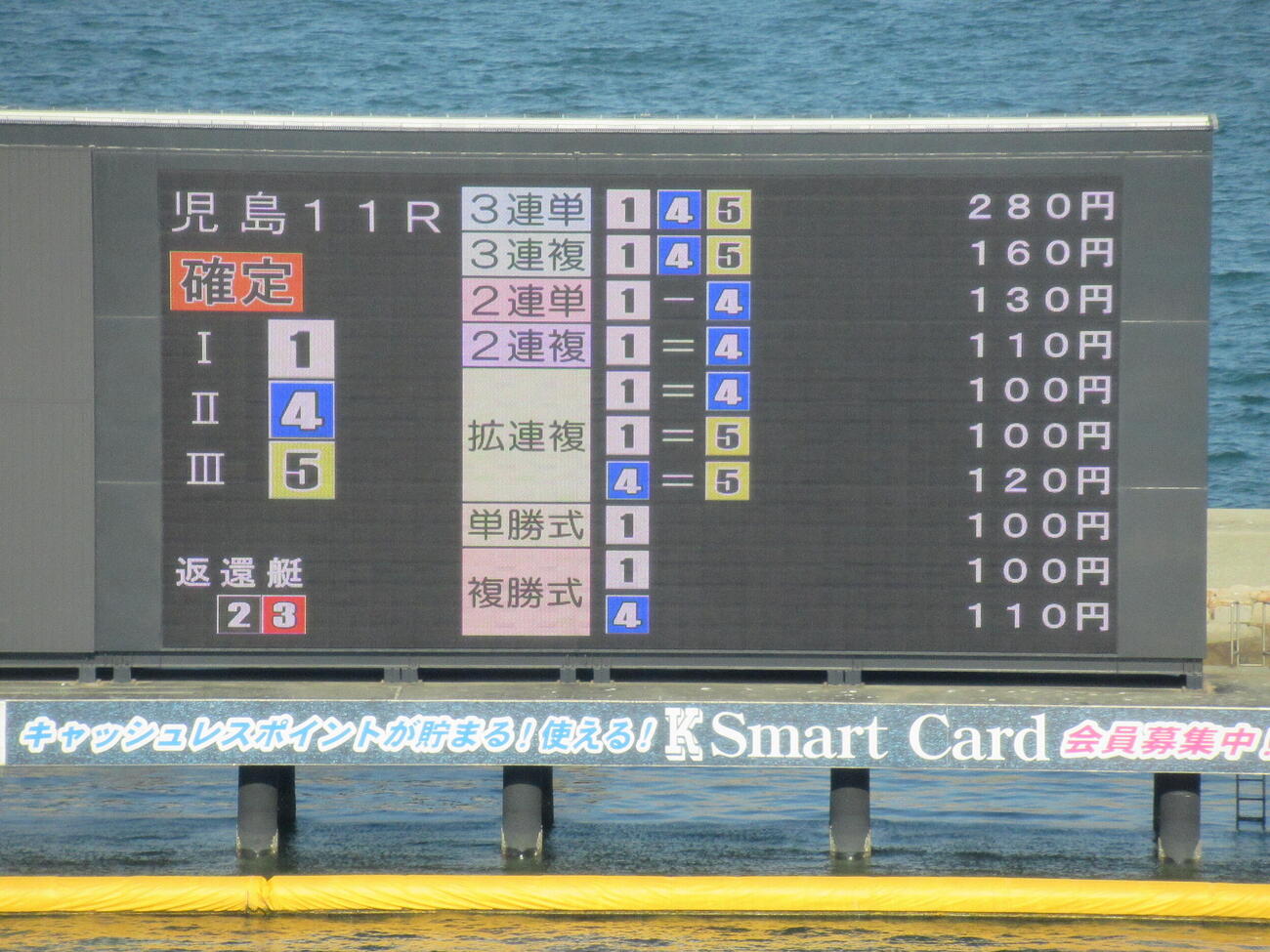 児島準優11Rで2艇のフライングが発生