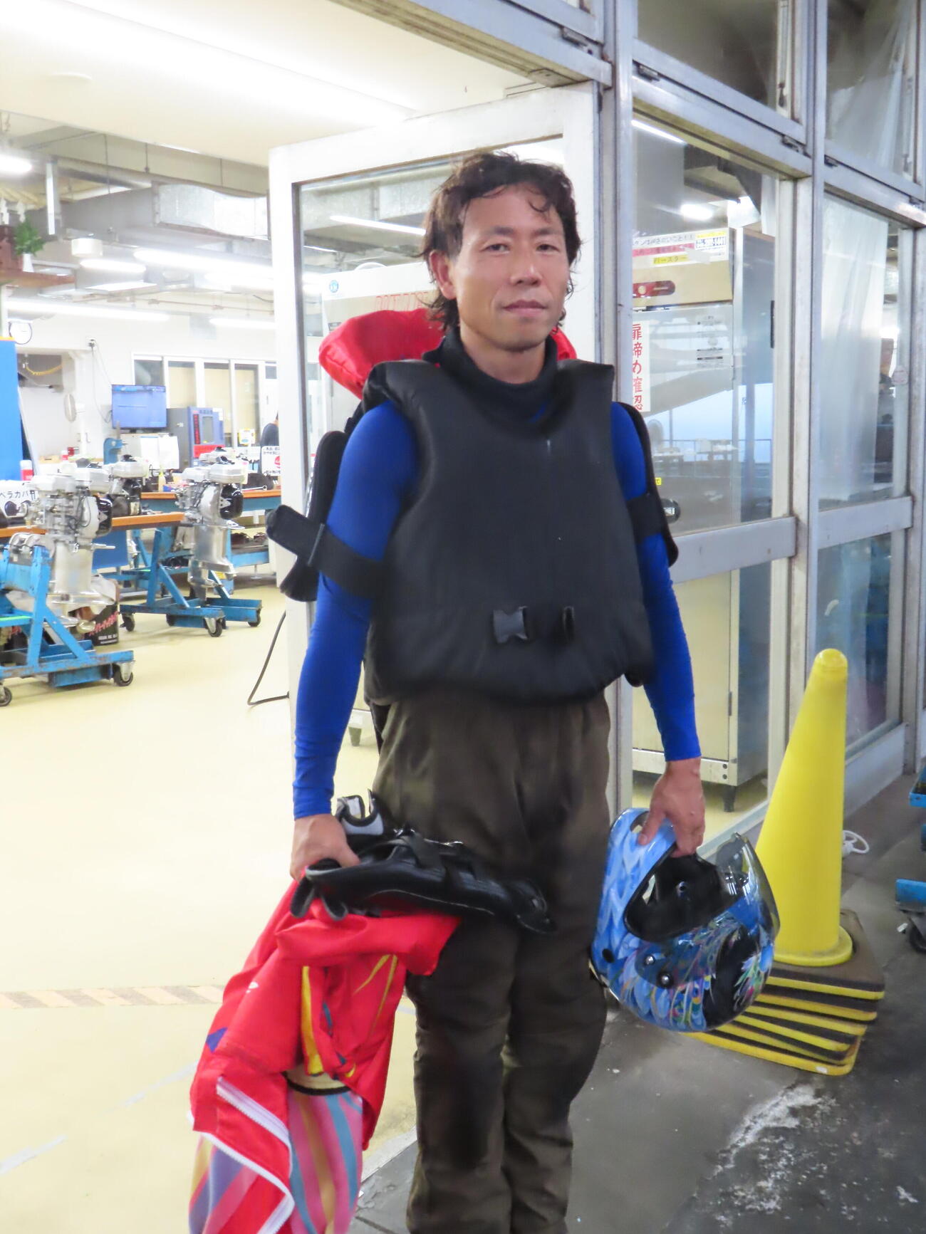 前節向後龍一に続く地元初Vに王手をかけた赤羽克也