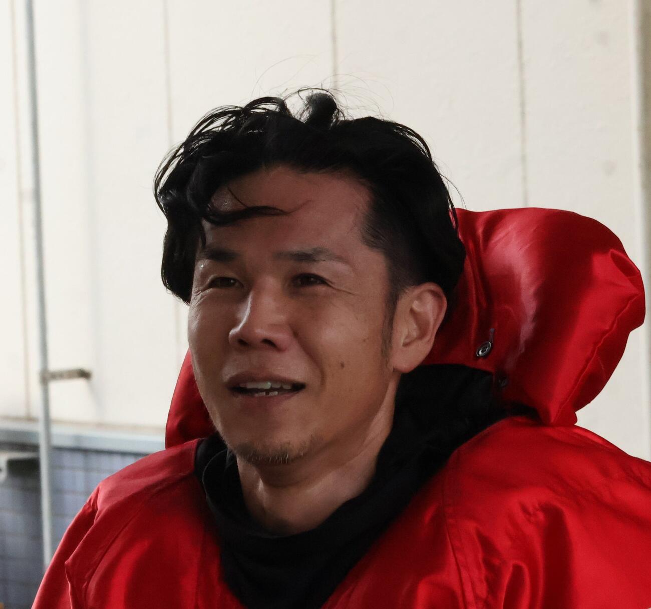 6Rで3コースからまくった森林太が笑顔で引き上げてきた