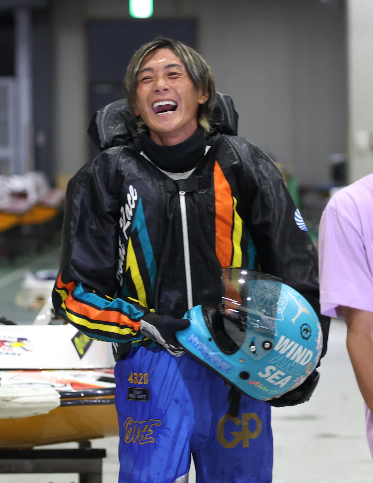 予選10Rで2着の峰竜太（撮影・柴田隆二）