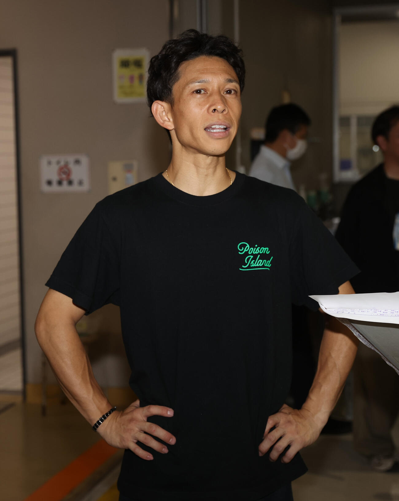 予選11Rで2着の毒島誠（撮影・柴田隆二）