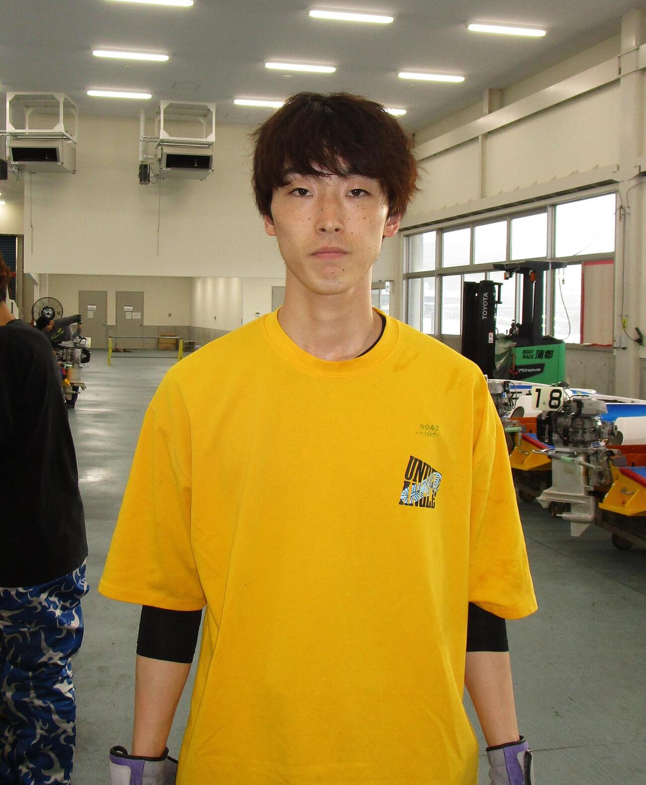 4日目のフライングで賞典除外となったが、動きはいい畑田汰一