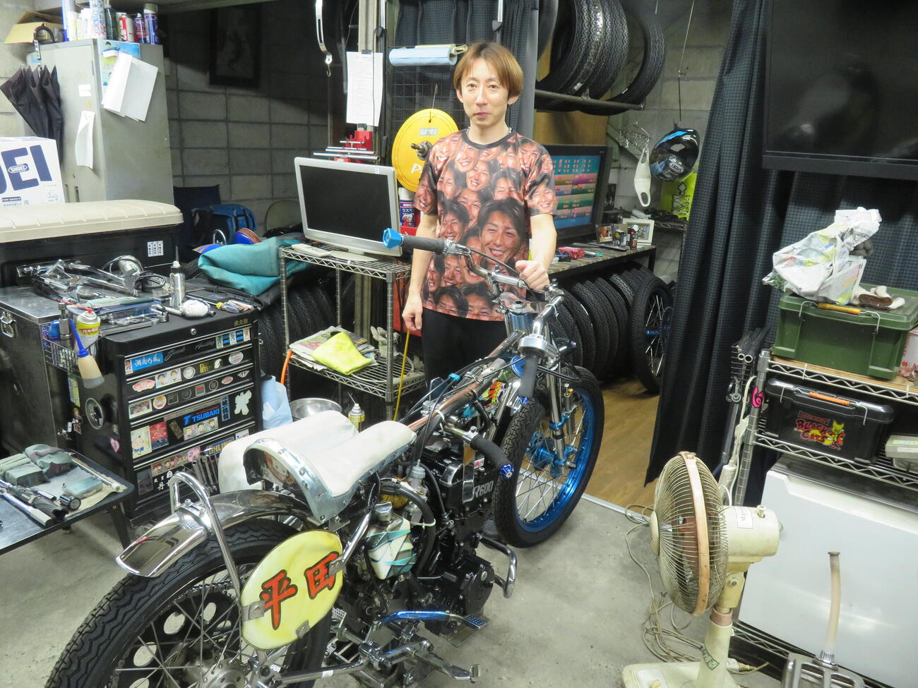 けがから約1カ月半ぶり実戦に復帰する平田雅崇（撮影・小川将司）