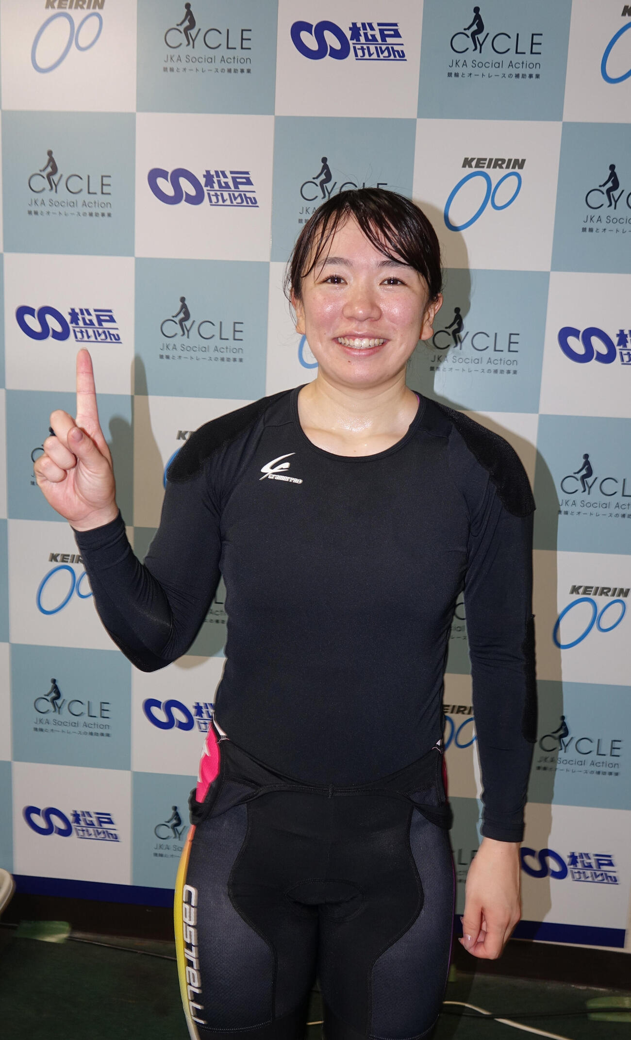 地元デビュー戦を1着で決めた川上いちご