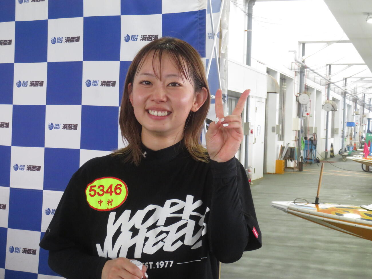 デビュー2勝目を喜ぶ中村紋夕梨