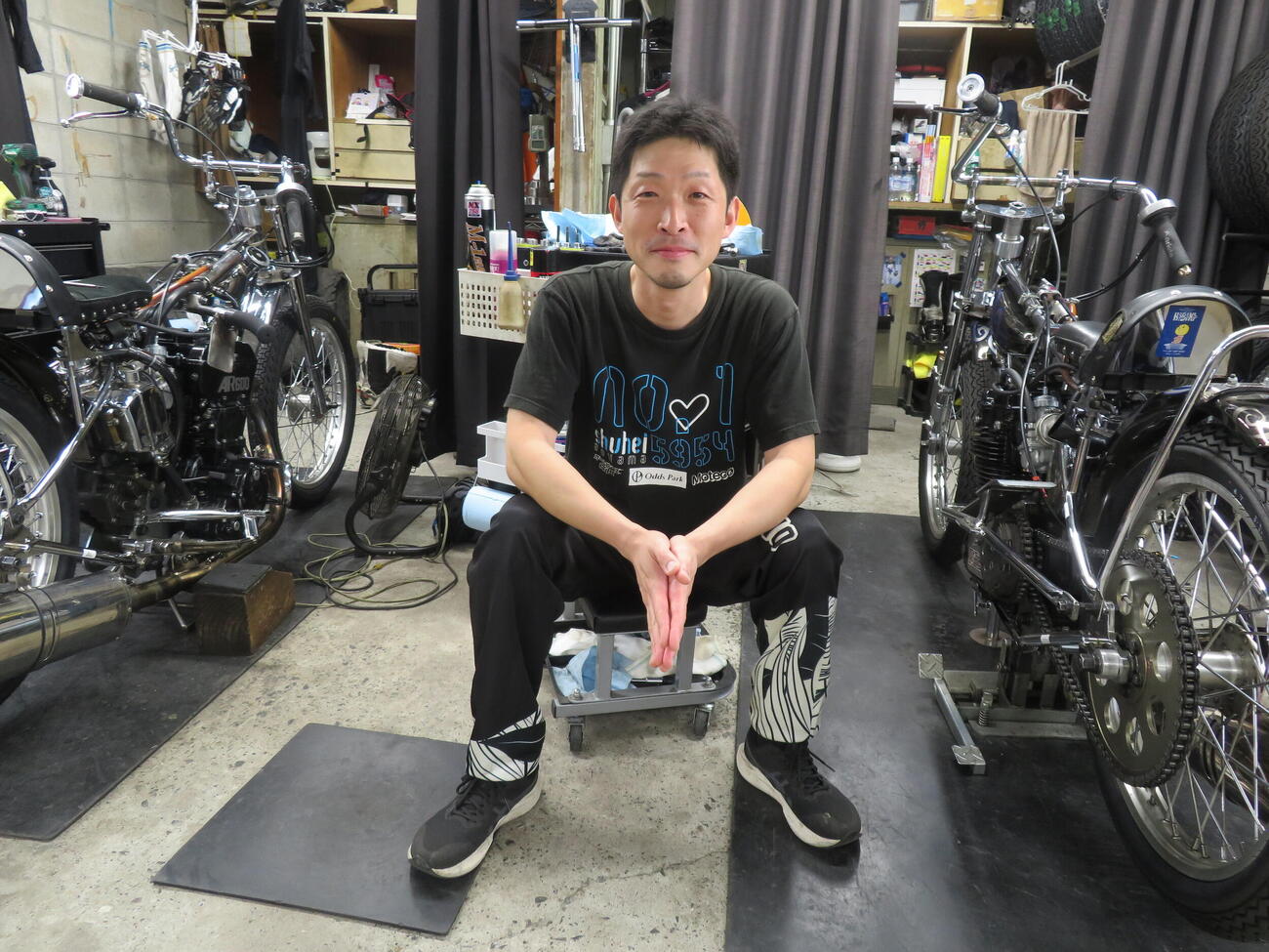 オープニングで勝利を収めた地元の矢野正剛（撮影・小川将司）