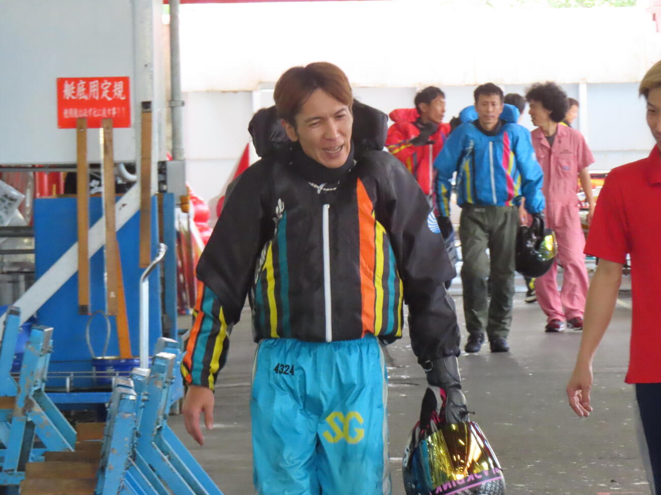 予選ラストに連勝で優出に成功した海野康志郎