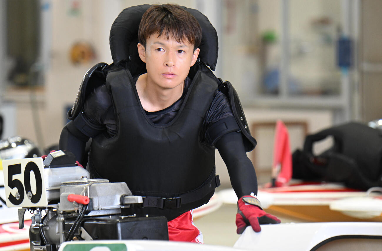大外枠から上位を狙う宮地元輝（撮影・滝沢美穂子）