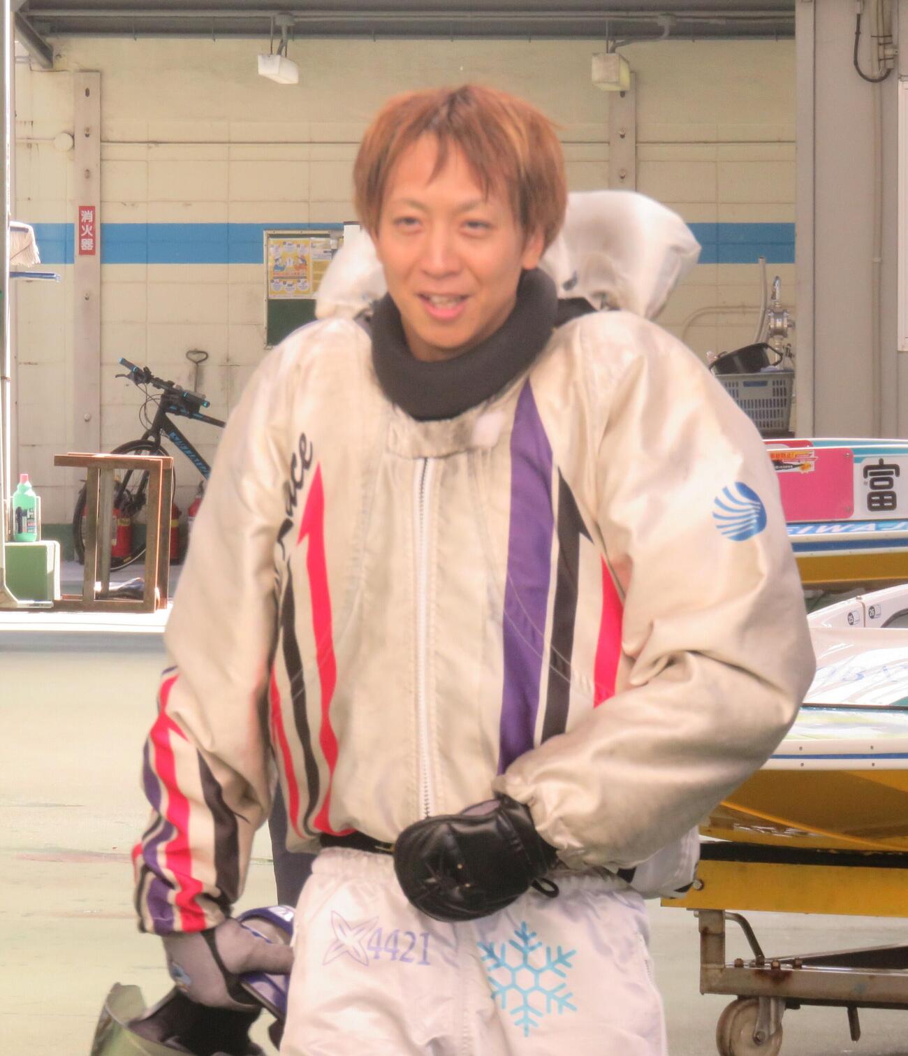 森作広大は4Rを逃げ快勝、意気揚々と引き揚げてきた