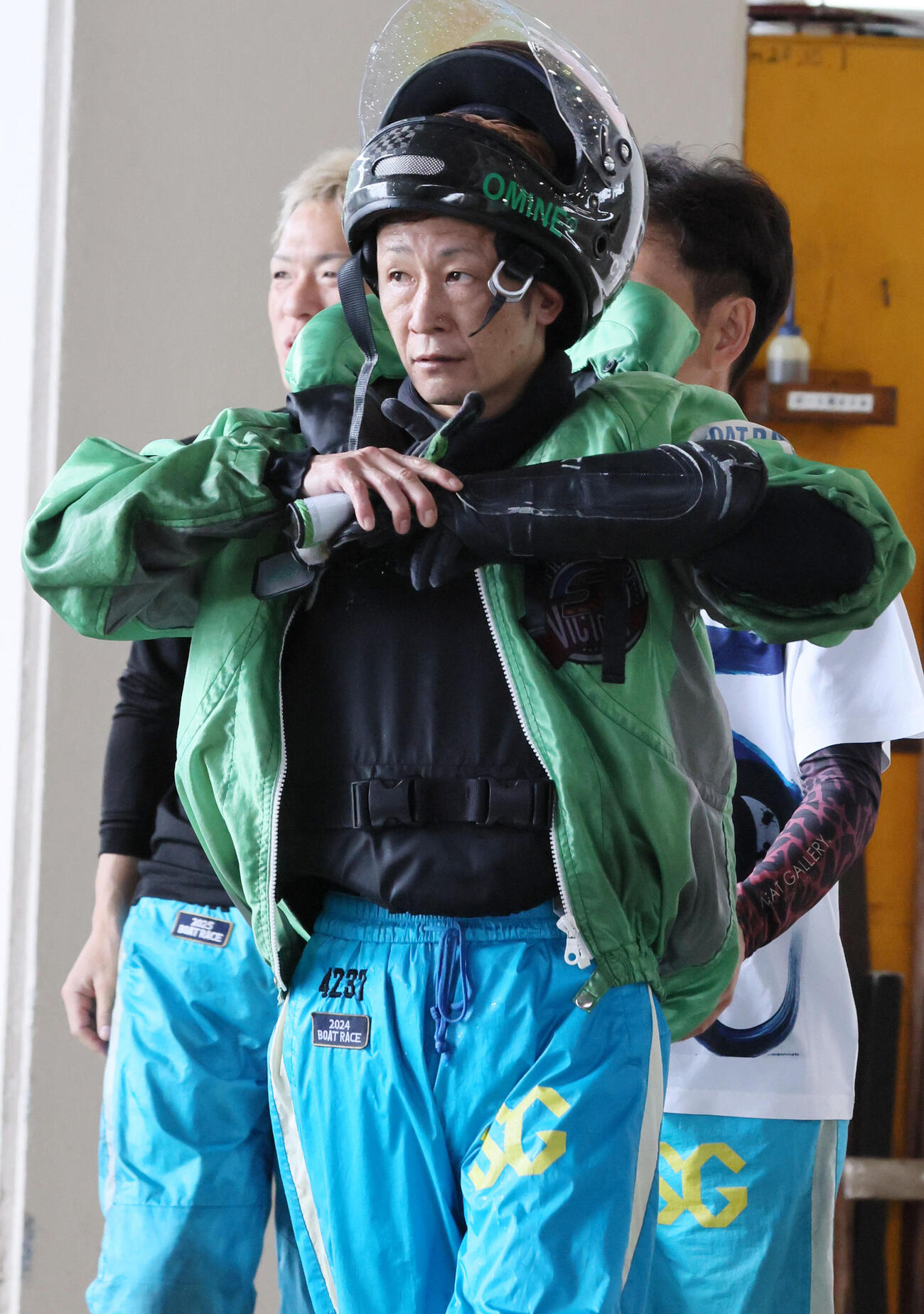 ボートレース徳山　G1ダイヤモンドカップ4日目　大峯豊4237（撮影・加藤孝規）