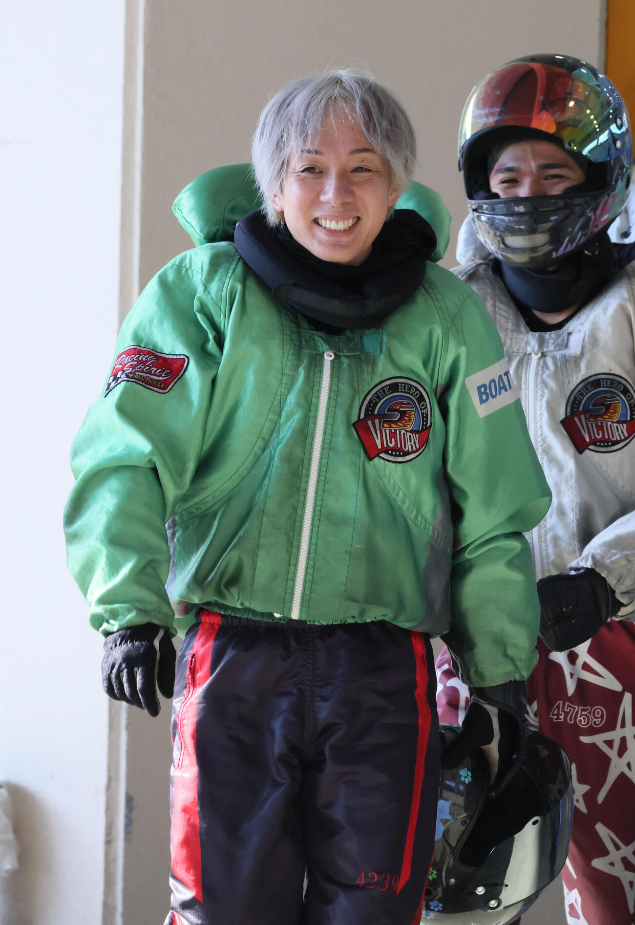 ボートレース徳山　G1ダイヤモンドカップ5日目　準優勝戦11R、1着6番竹田辰也4239（撮影・加藤孝規）
