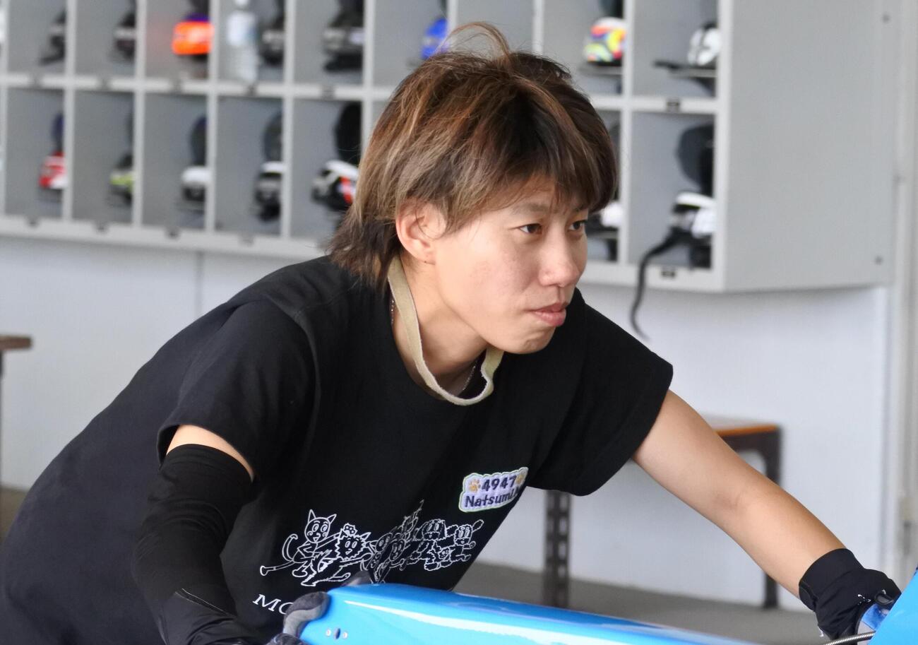 間庭菜摘が今年2度目の準優で奮戦する