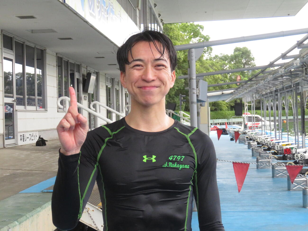 G1初勝利で水神祭の祝福を受けた中山将