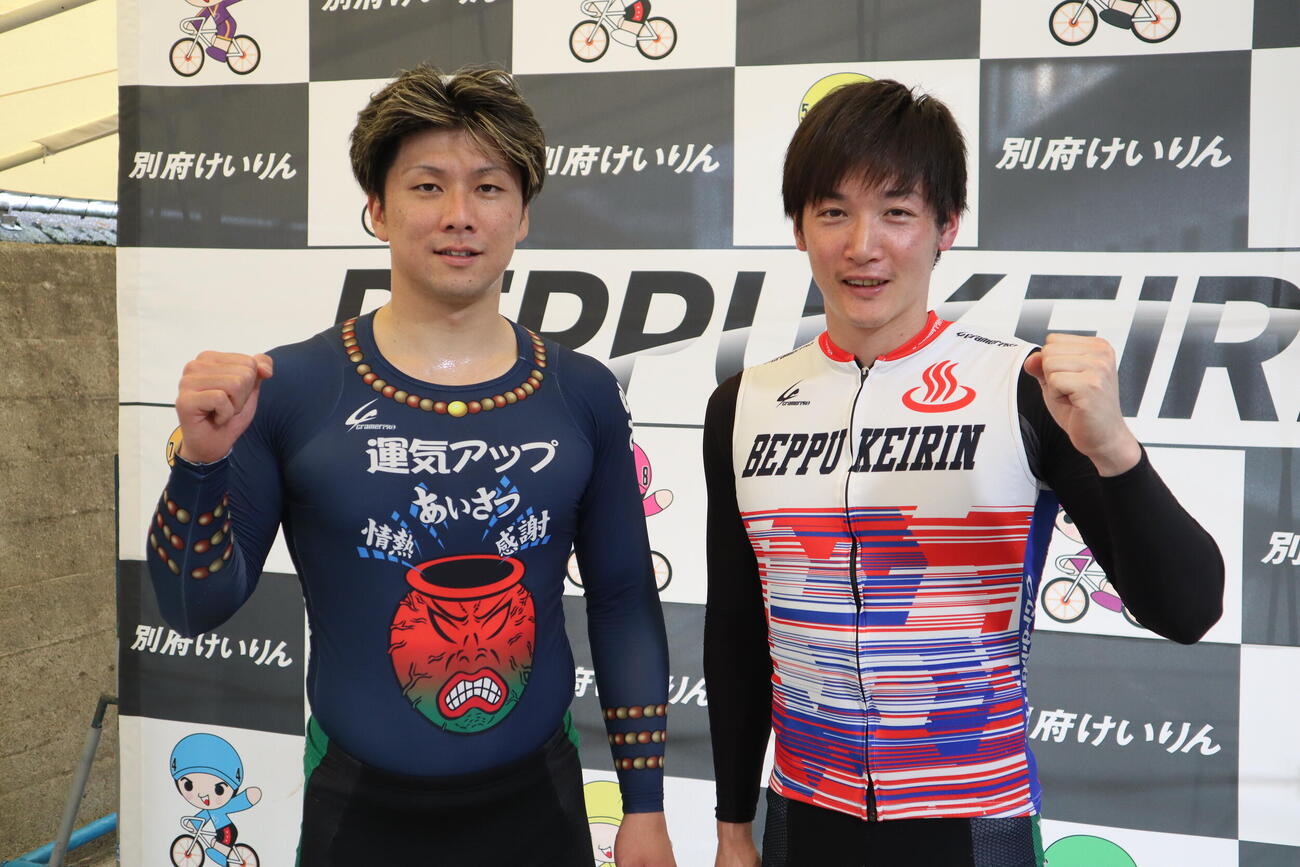 準決ワンツーの大分コンビ（左から吉田航、高橋優斗）