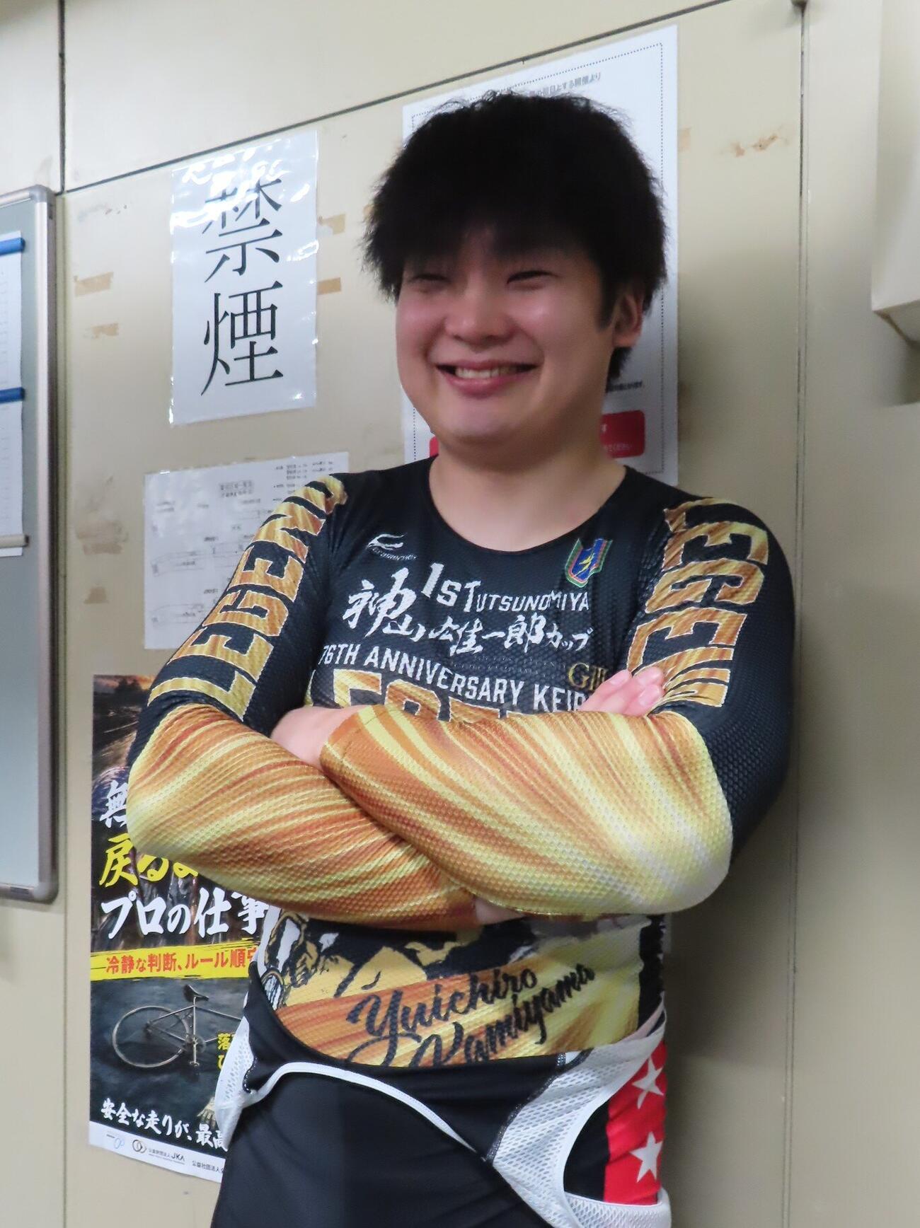 リズムアップへ力が入る真鍋智寛