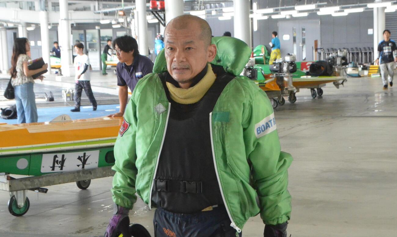 レース足が軽快な河合三弘