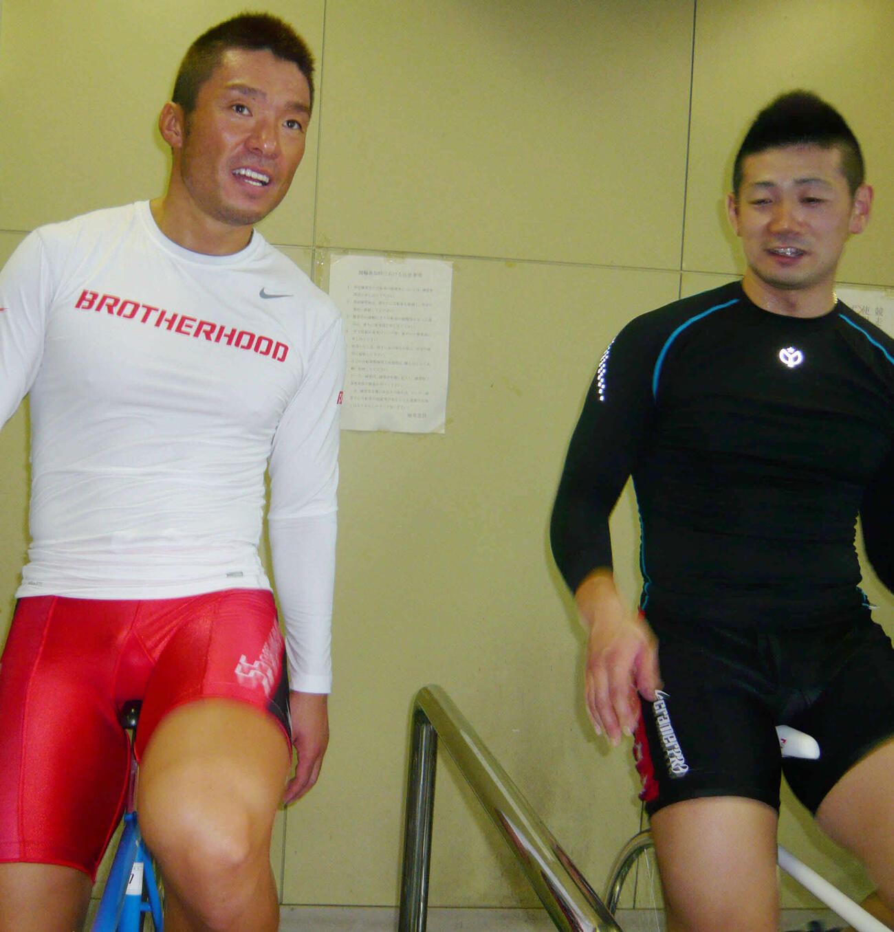 諸橋愛さん（右）と武田豊樹(2010年6月撮影)