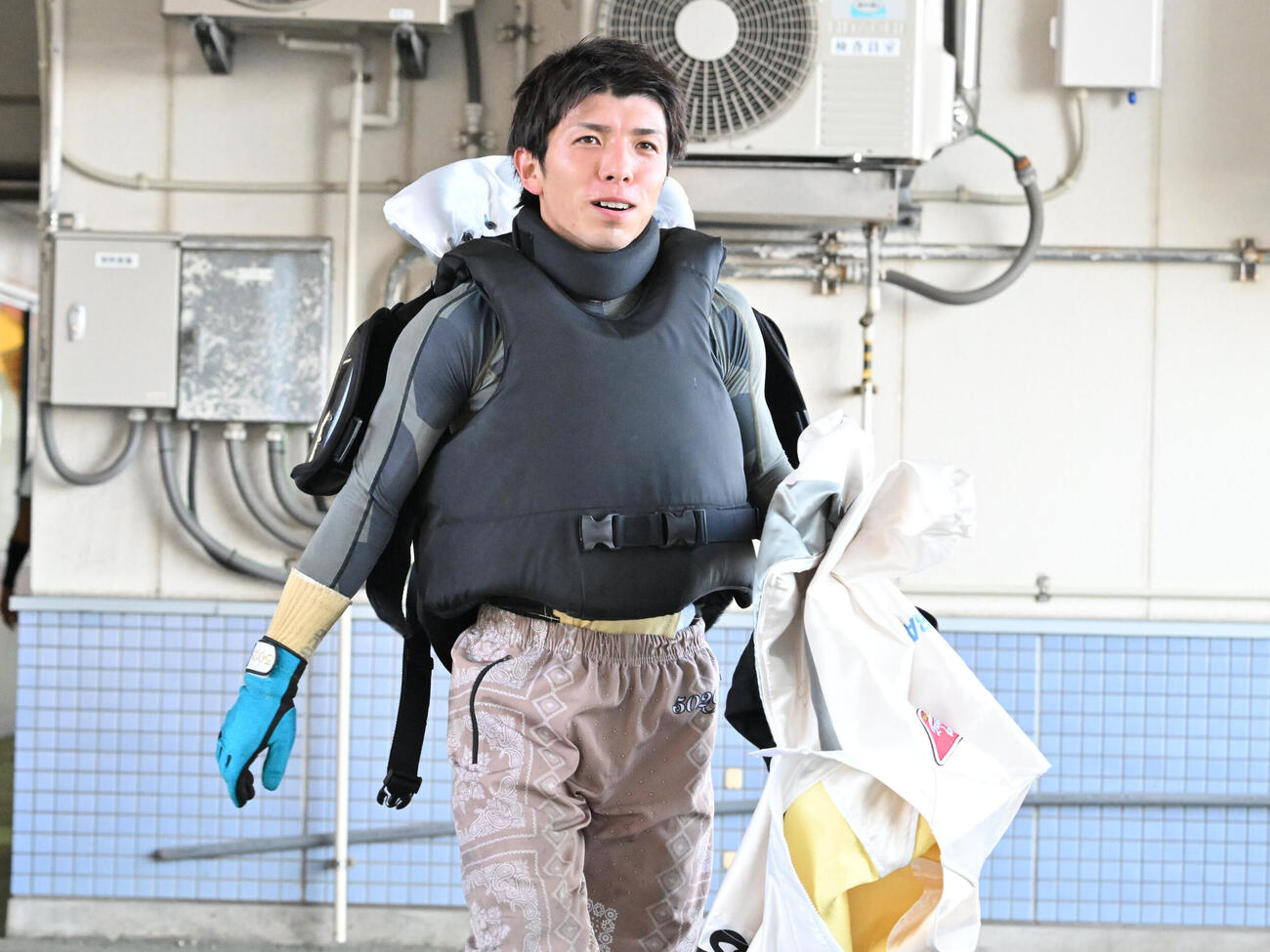1R1着の中亮太（撮影・林敢治）