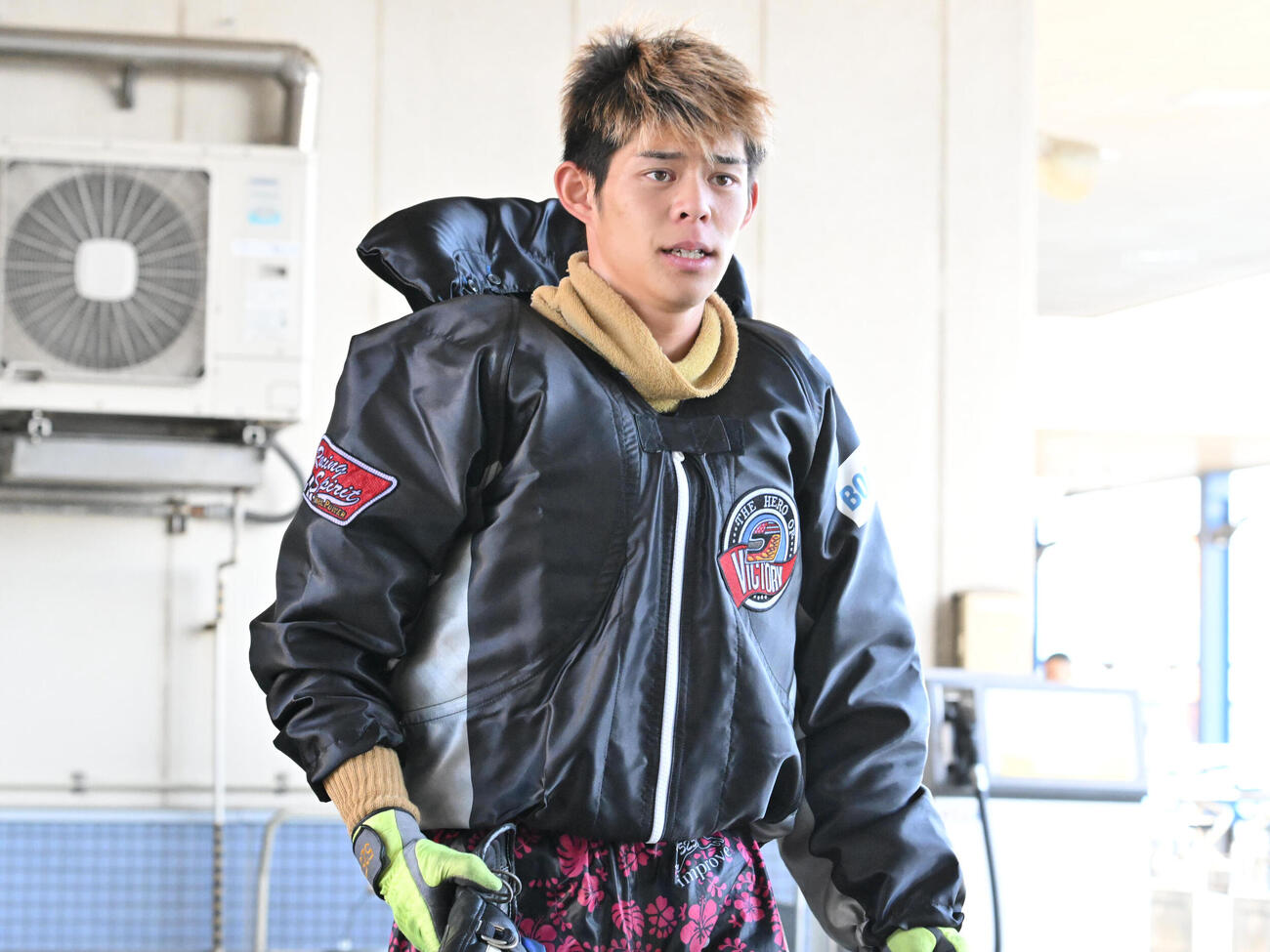 1R2着の西丸侑太朗（撮影・林敢治）