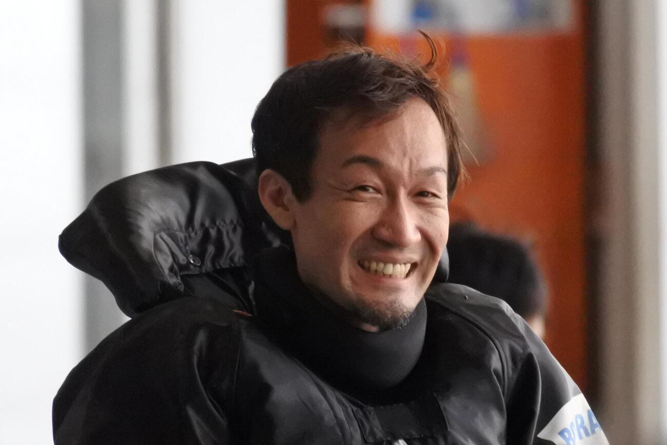 永田秀二が難水面のびわこで乗り心地を実感