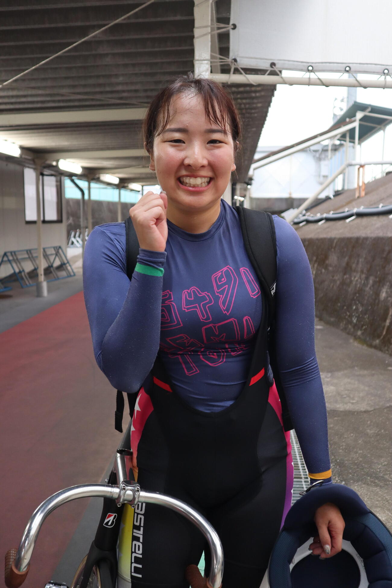 初日4着からリカバリーした当銘沙恵美は安堵（あんど）の表情