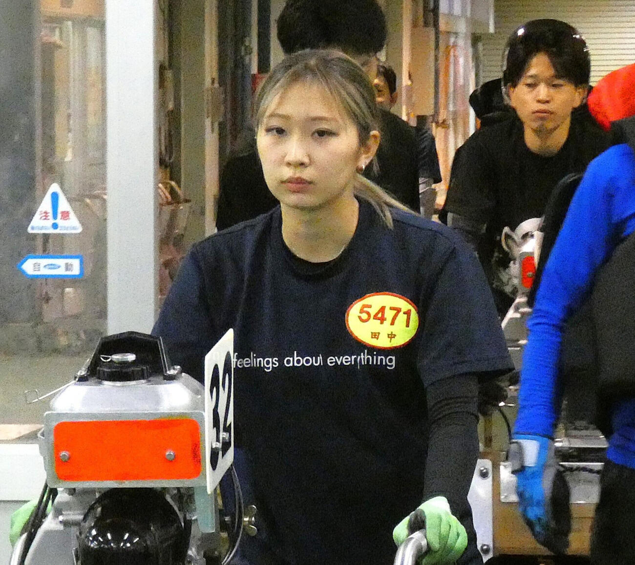 田中結は今節が当地初参戦。水面への苦手意識はない