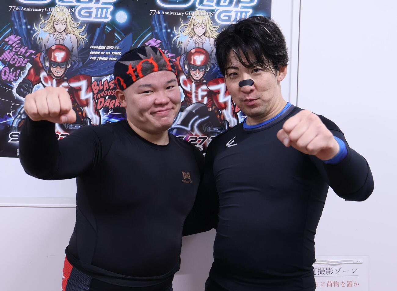 川口公太朗（右）と吉田有希がワンツーを決めた