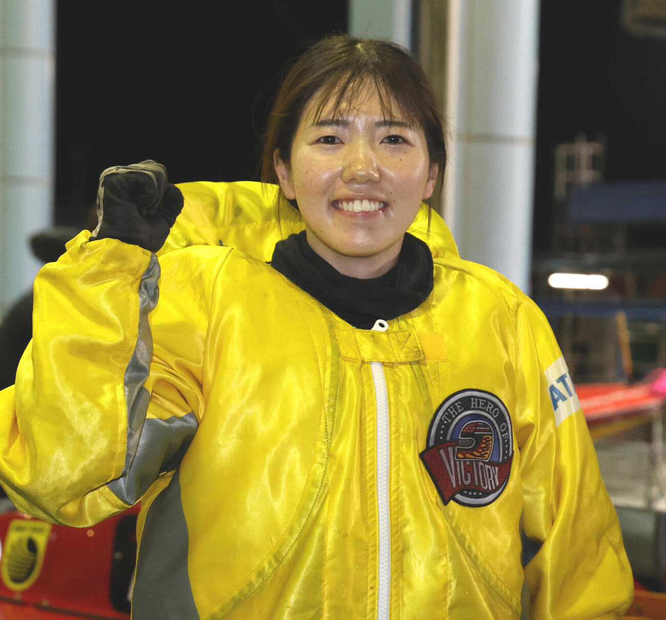 優勝戦は6枠で登場の清水愛海（撮影・西尾就之）