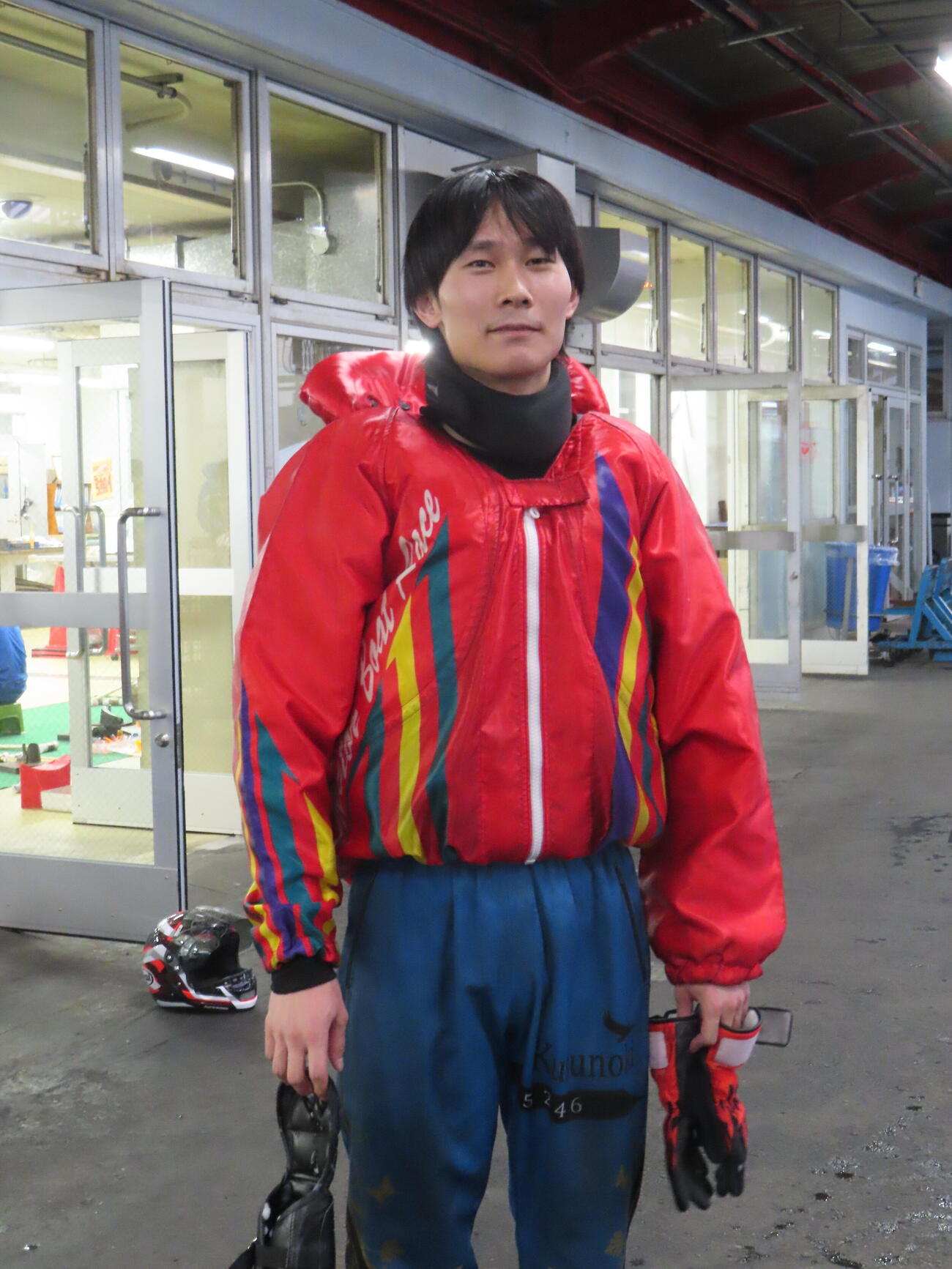 準優1着でうれしい地元初優出に成功した楠将太郎