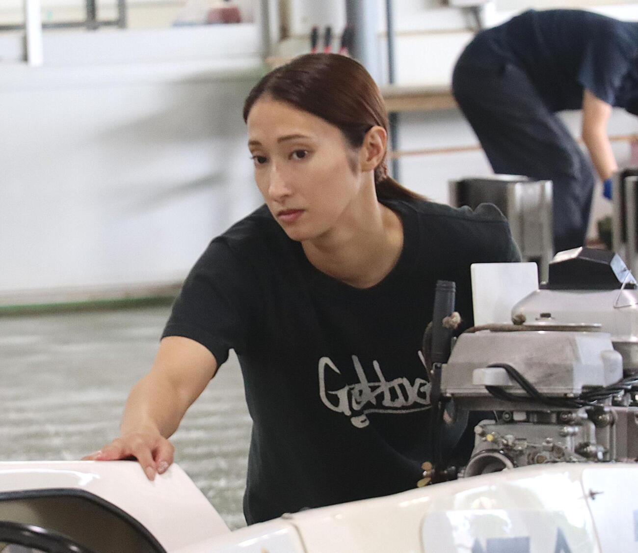 刑部亜里紗が白星発進を決めた