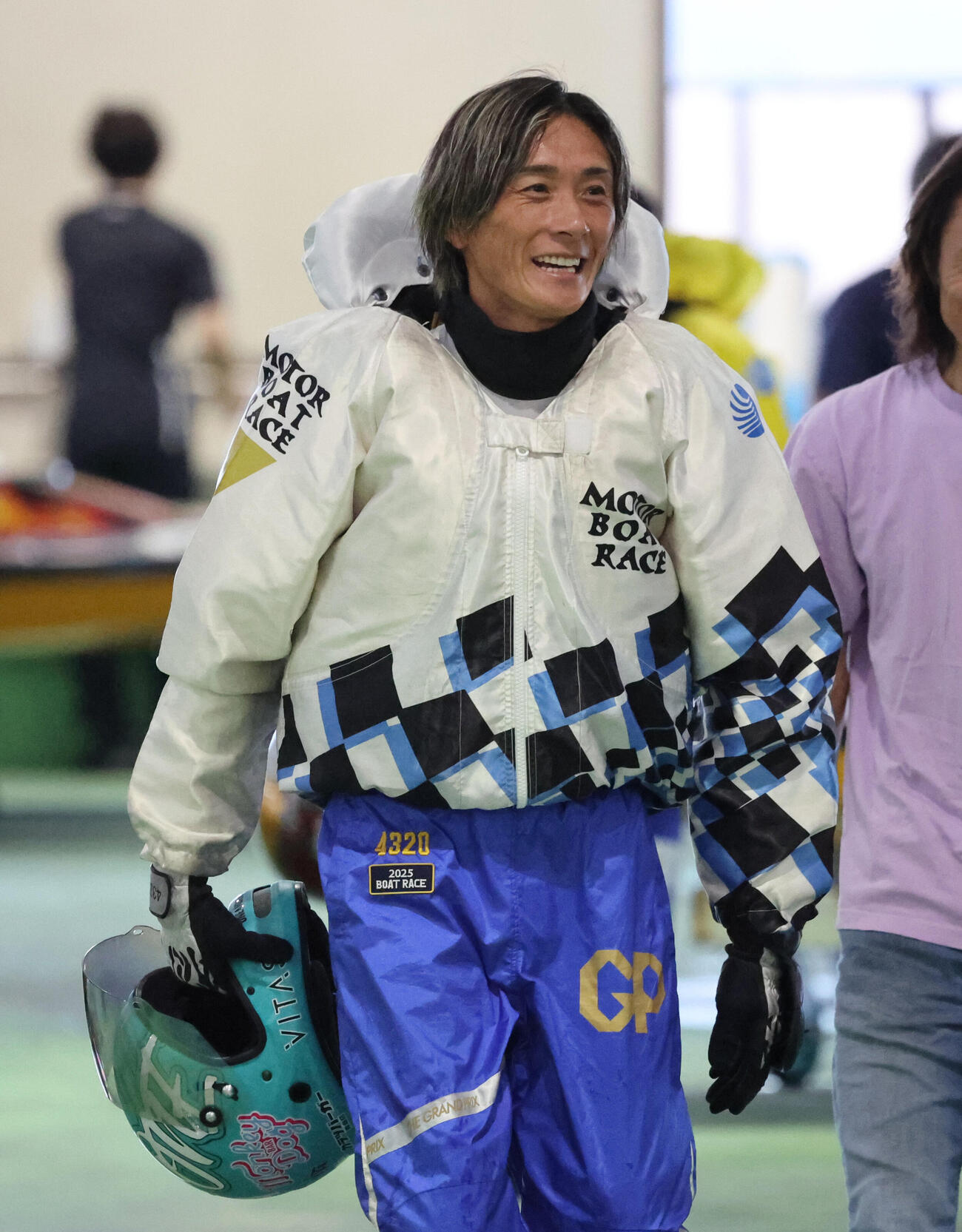 準優12Rで1着となった峰竜太（撮影・西尾就之）