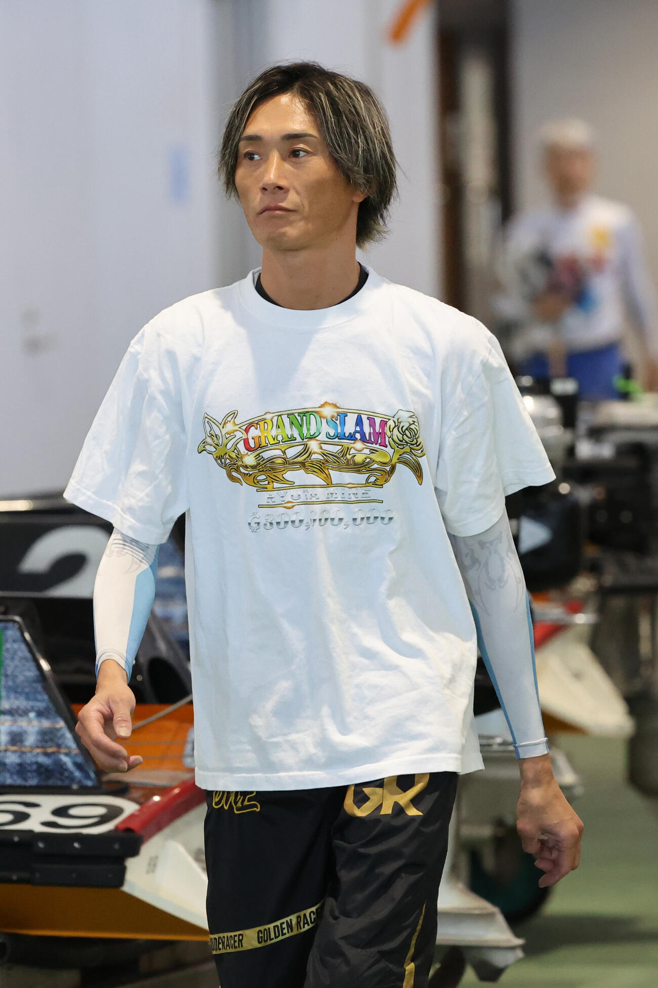 準優12Rで1着となった峰竜太（撮影・西尾就之）