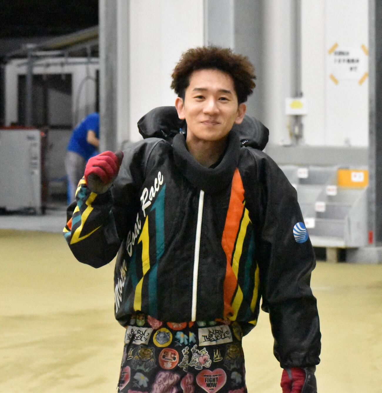 うれしいデビュー初優勝を飾った佐々木大河