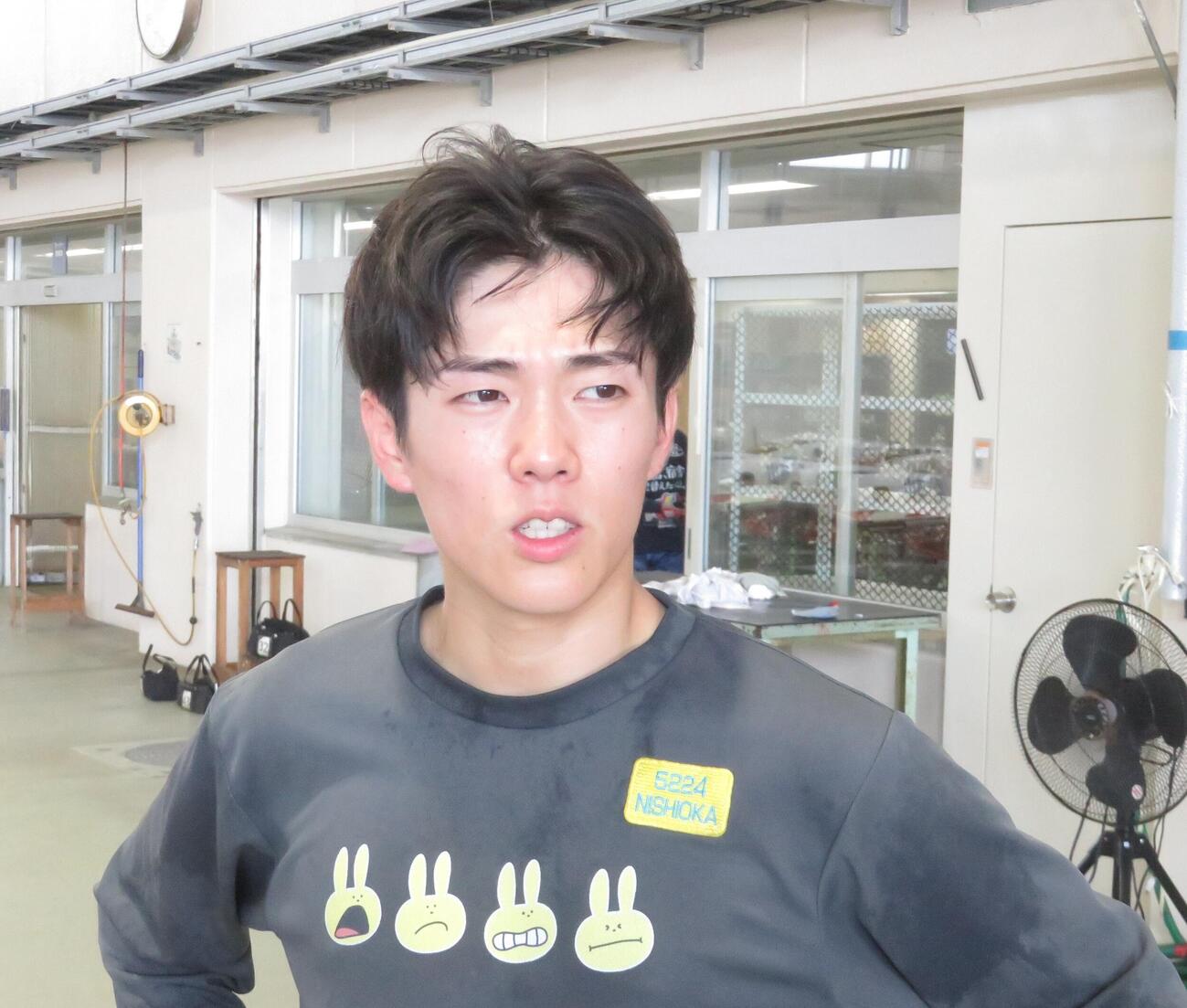 西岡顕心2日目12R、1枠で5着。巻き返しを期す