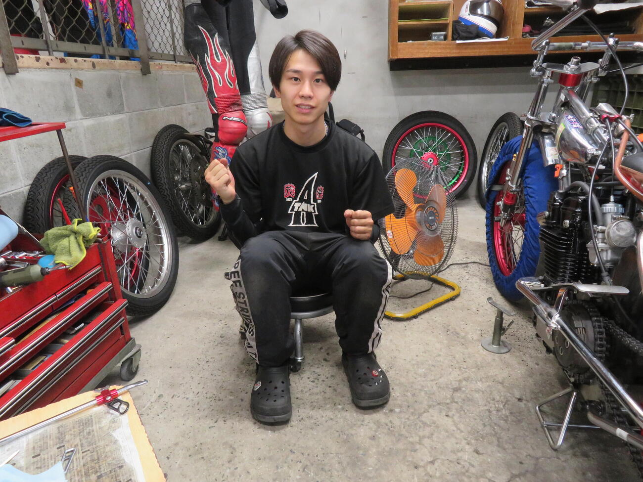 山陽所属37期生の丹下昴紀が果敢に突破を図る（撮影・小川将司）