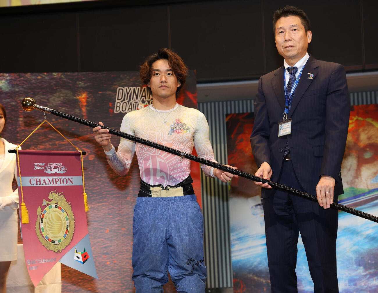 優勝の4850野中一平（撮影・西尾就之）