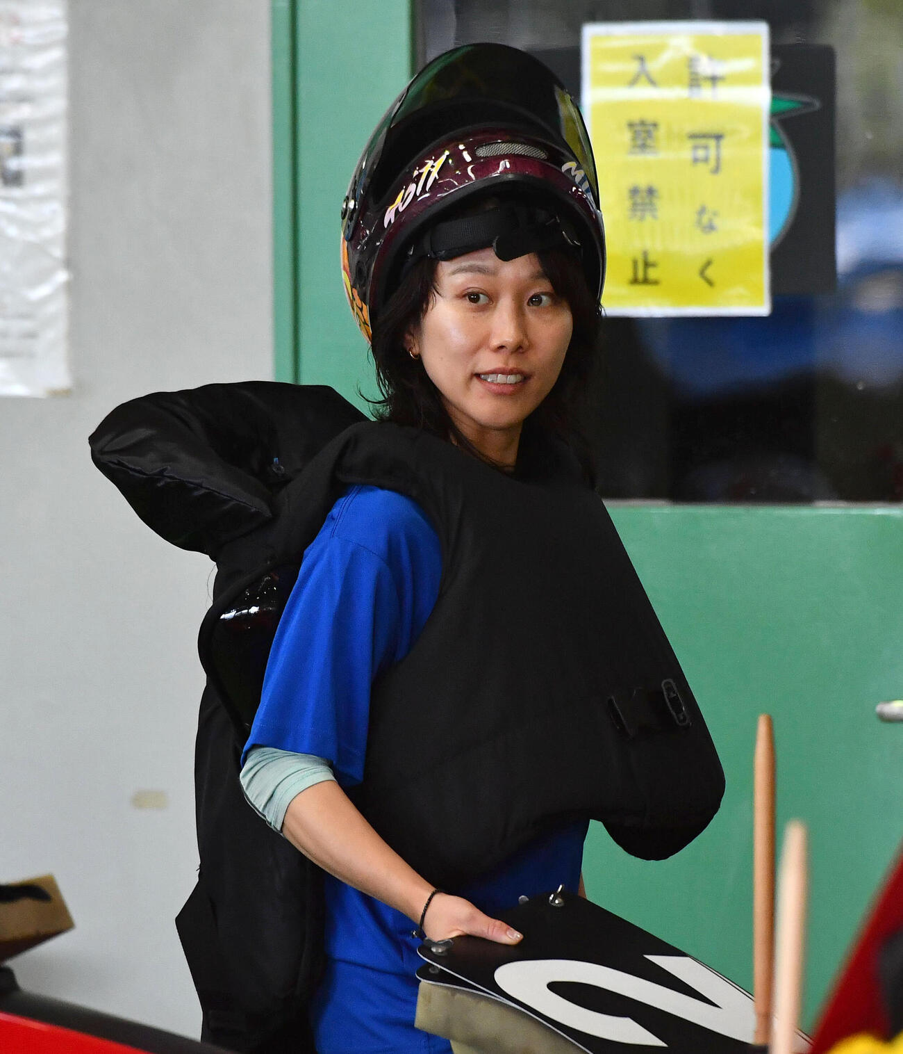 複勝率38・8％の35号機にまずまずの感触だった今井美亜