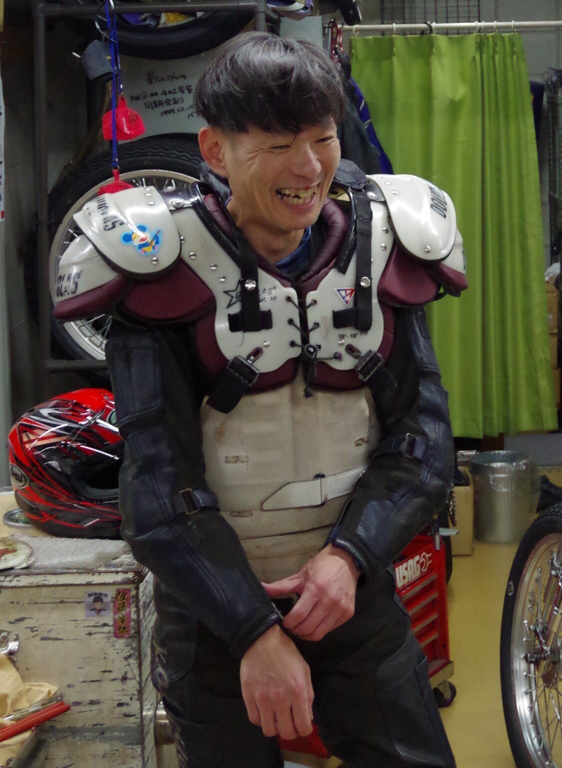 影山伸は初日11Rで後続を大きく引き離しての快勝に笑顔
