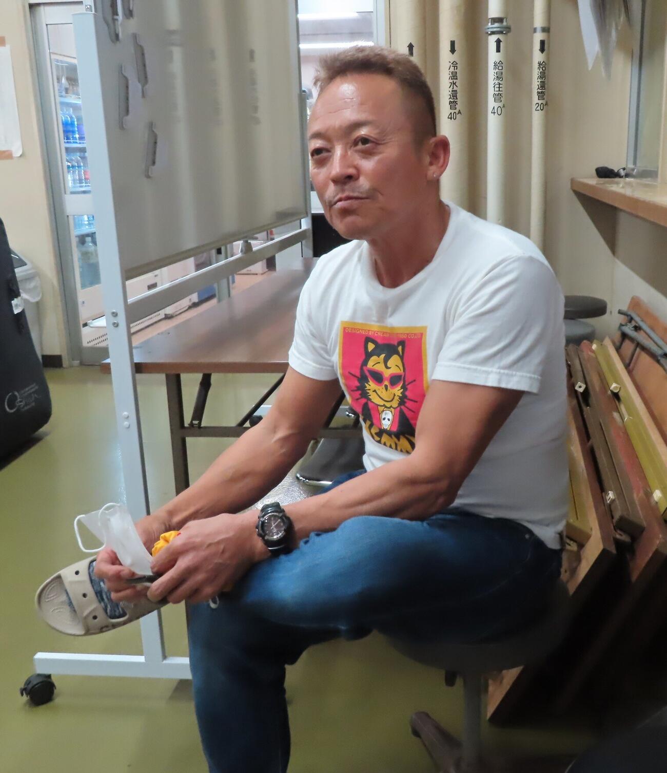 坂本英一が抱負を語る
