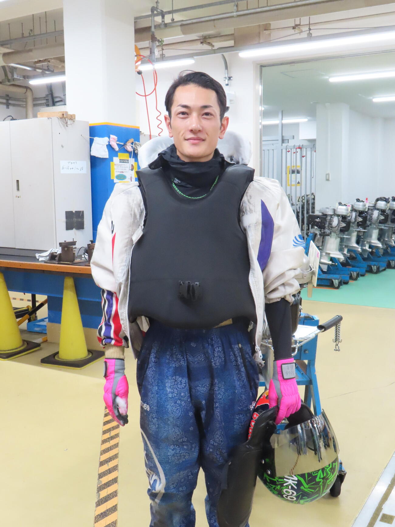 待望の地元初優出Vへ逃走を図る鈴木孝明